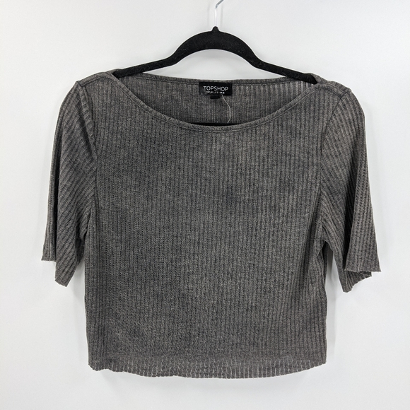 Topshop Tops - NWT TOPSHOP Ribbed Crop Top